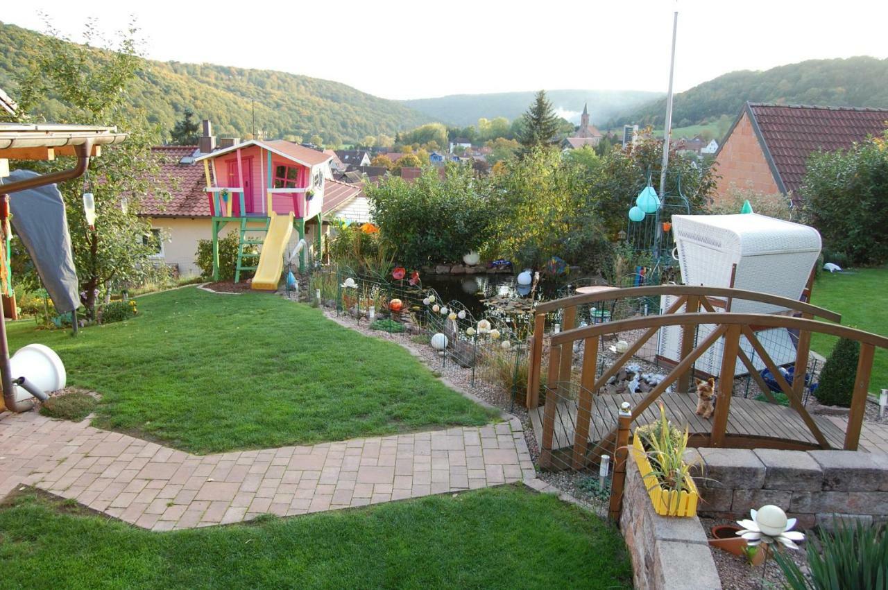 Ferienwohnung Grosso Gräfendorf Exteriör bild